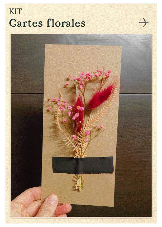 La Petite fleureuse-cadeau-Kit Cartes